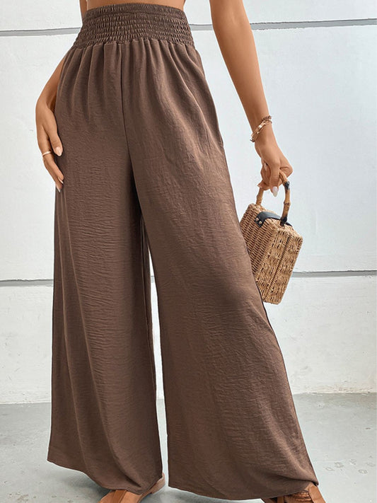 Perfee Wide Waistband Relax Fit Long Pants